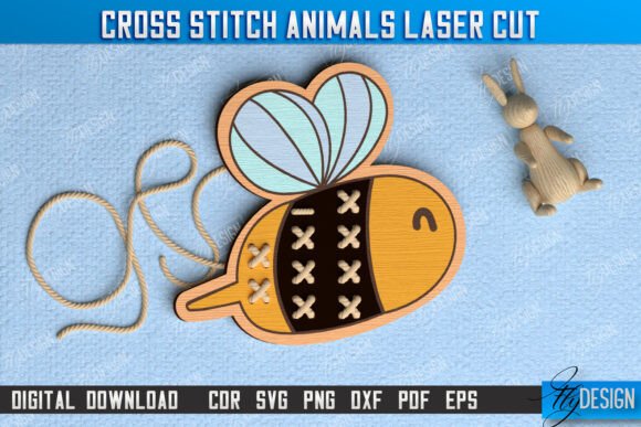 A Designer's Review: Craft Fair Potential of Cross Stitch Bee Montessori Lacing CNC