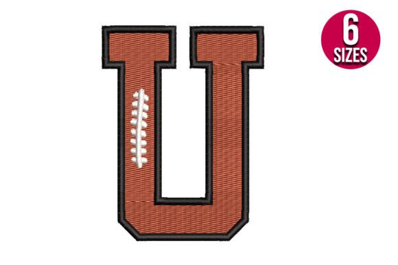 A Football Letter U Embroidery Review for Real Projects