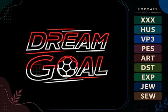 Dream Goal Soccer Football Embroidery Review for Personalized Gifts