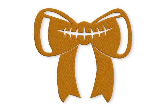 Embroidered Football Bow: A Designer's Review for Boutique Apparel
