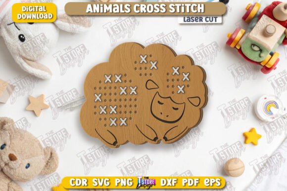 Evaluating the Cross Stitch Sheep Laser Cut CNC Design