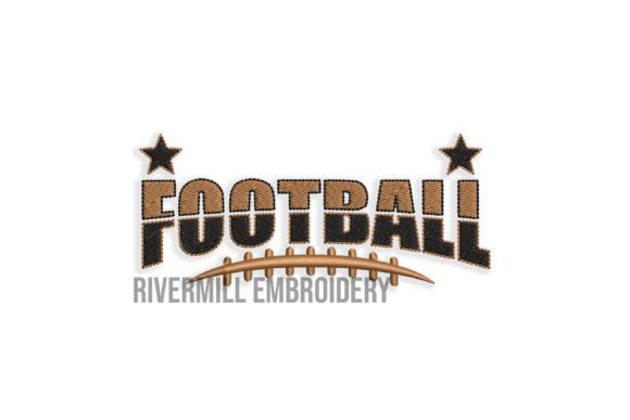 Football Lettering Embroidery Design Review for Holiday Products
