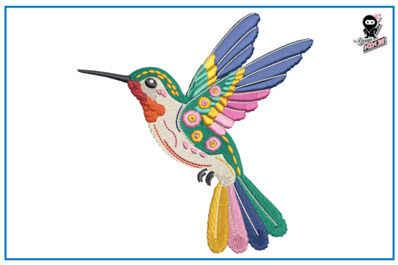 Hummingbird Embroidery: A Boutique Sweatshirt Design Review