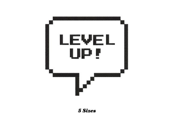 Level Up Your Holiday Embroidery with Video Game Level Up