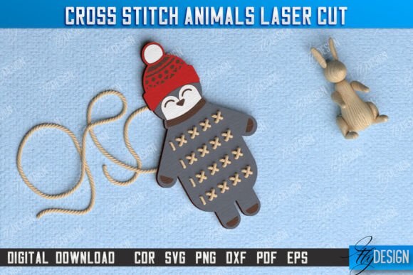 The Charm & Craft of a Penguin Montessori Lacing Design